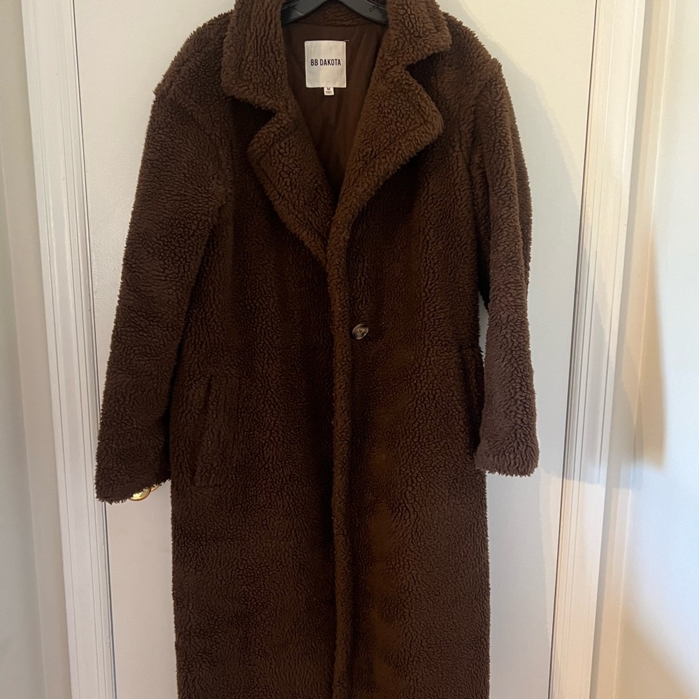 BB Dakota long fur coat